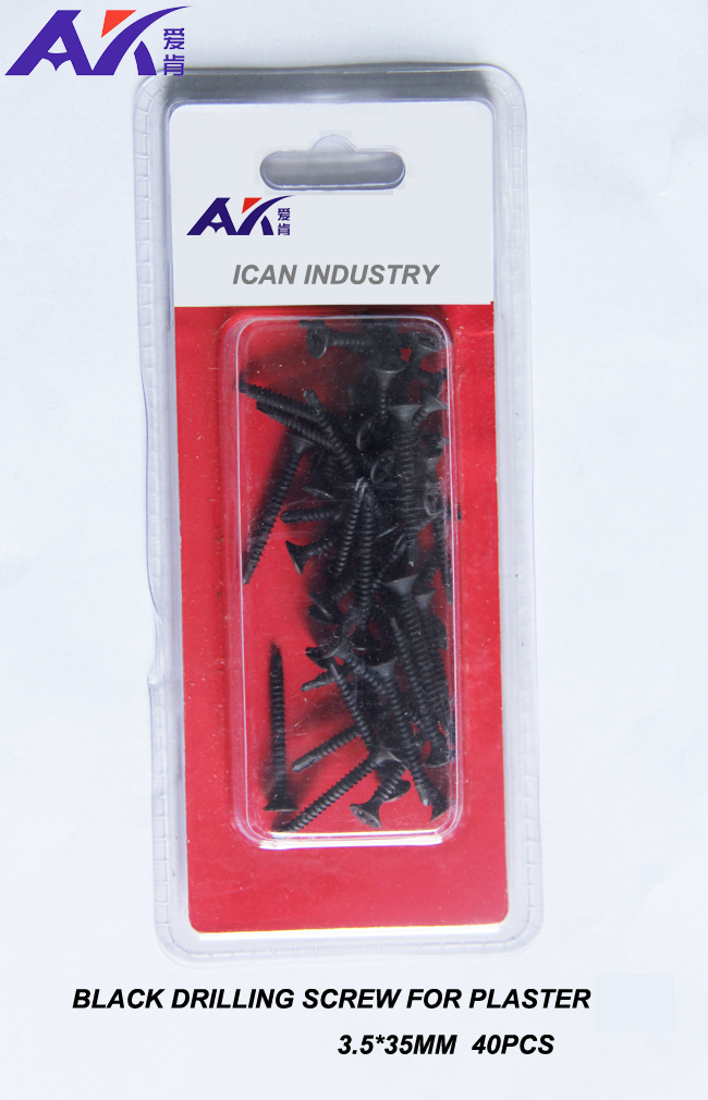 Black Drilling Screw for Plaster